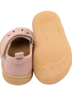 POM POM Ballerinas^Leder-Barfußschuhe in Rosa