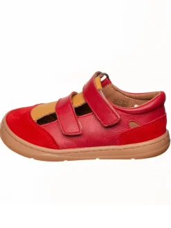 Leder-Barfußschuhe in Rot>kmins Online