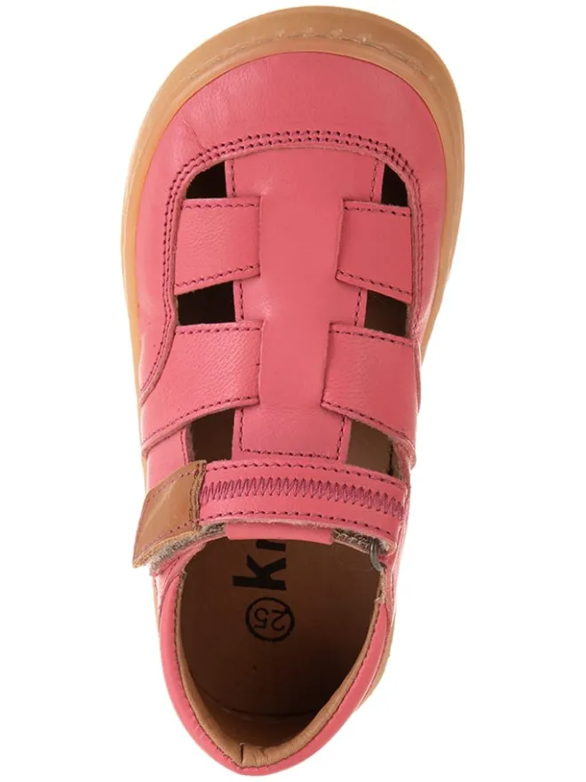 Leder-Barfußschuhe in Rot>kmins Outlet