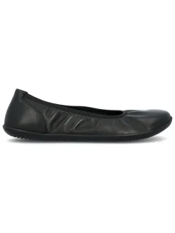 Groundies Ballerinas^Leder-Barfußschuhe in Schwarz