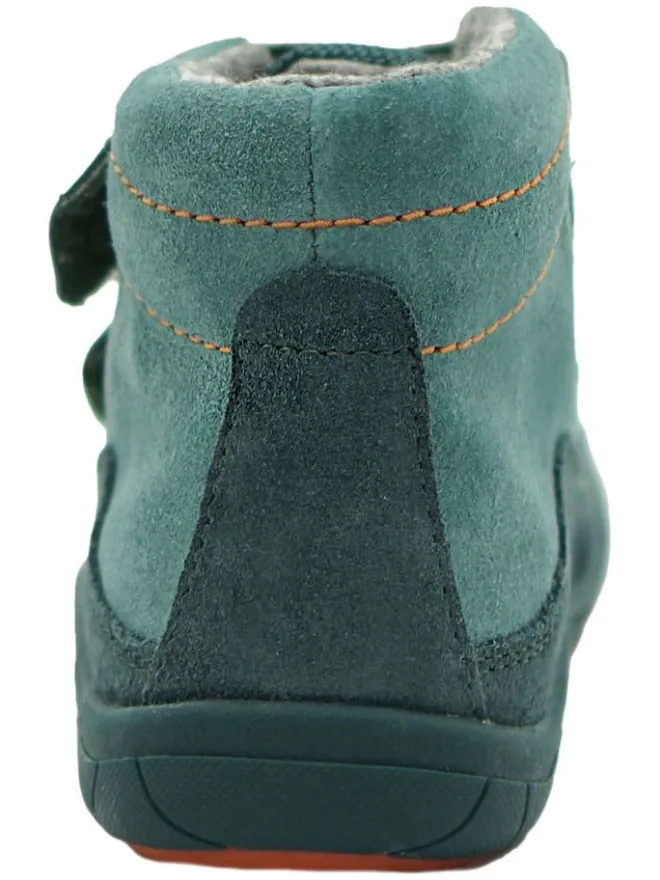 Leder-Barfußschuhe in Türkis>lamino Outlet