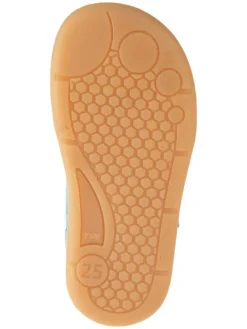 Leder-Barfußschuhe in Türkis><noscript><img width=