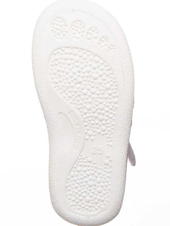 Leder-Barfußschuhe in Weiß/ Bunt>kmins Best