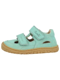 Leder-Barfußschuhe "Nando" in Türkis>Lurchi Hot