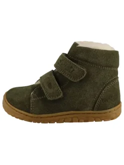 Lurchi Lauflernschuhe^Leder-Barfußschuhe "Nik" in Khaki