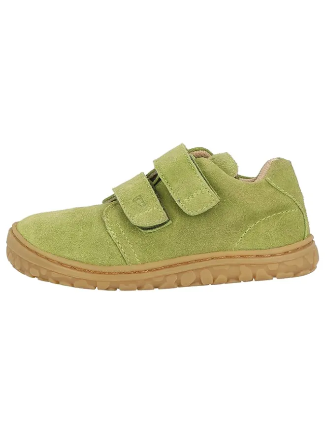 Lurchi Lauflernschuhe^Leder-Barfußschuhe "Noah" in Khaki