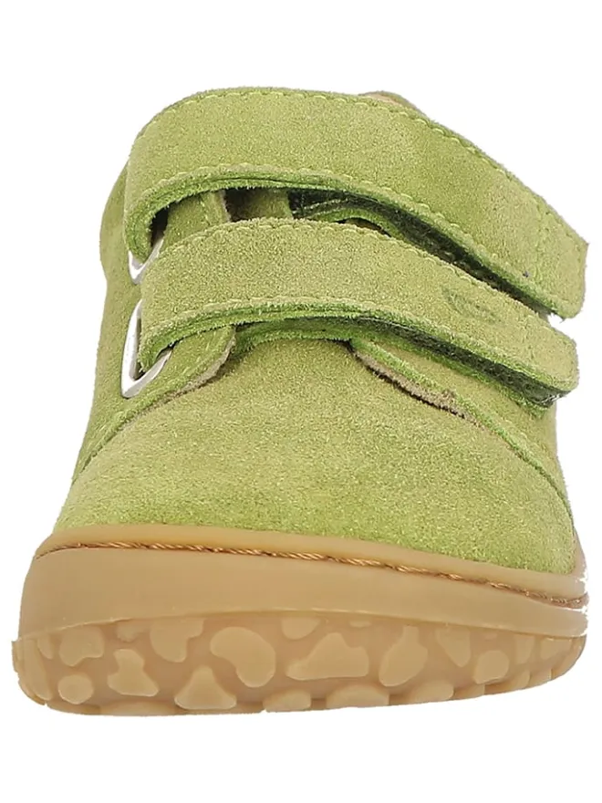 Lurchi Lauflernschuhe^Leder-Barfußschuhe "Noah" in Khaki
