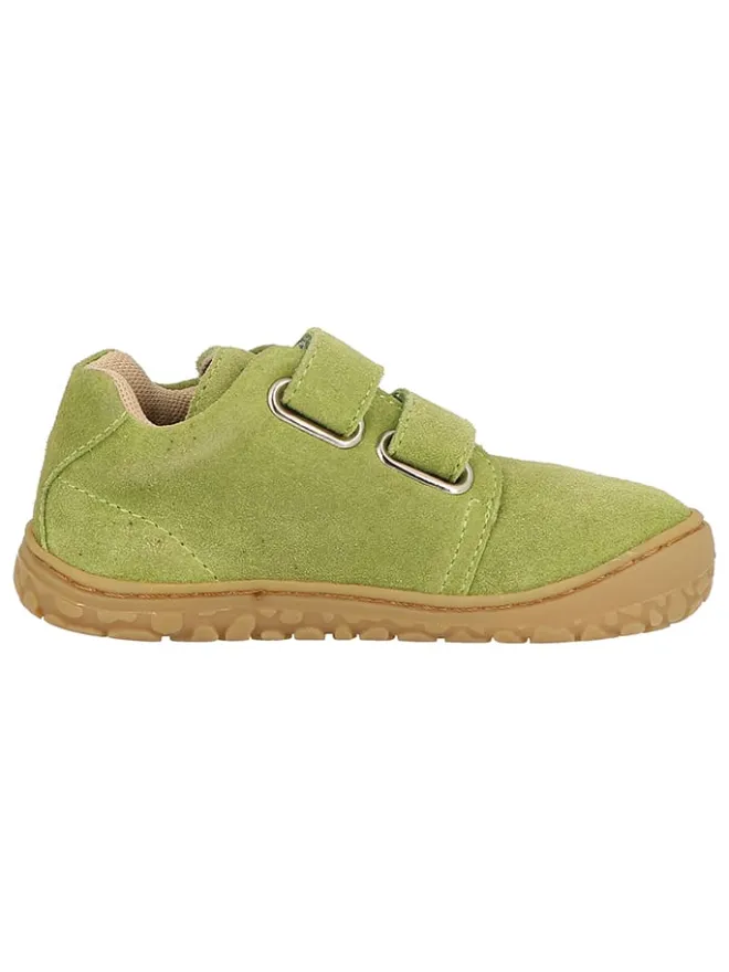 Lurchi Lauflernschuhe^Leder-Barfußschuhe "Noah" in Khaki