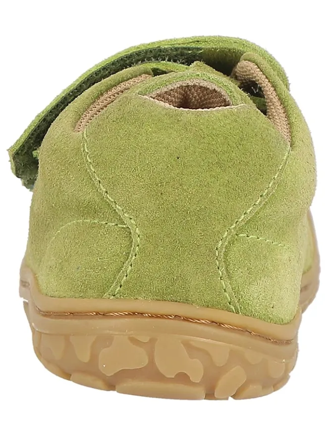 Lurchi Lauflernschuhe^Leder-Barfußschuhe "Noah" in Khaki