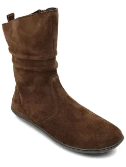 Groundies Stiefel & Boots^Leder-Barfußschuhe "Odessa GO1" in Hellbraun