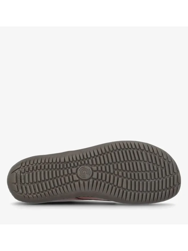 Groundies Schnürschuhe^Leder-Barfußschuhe "Palermo" in Hellbraun
