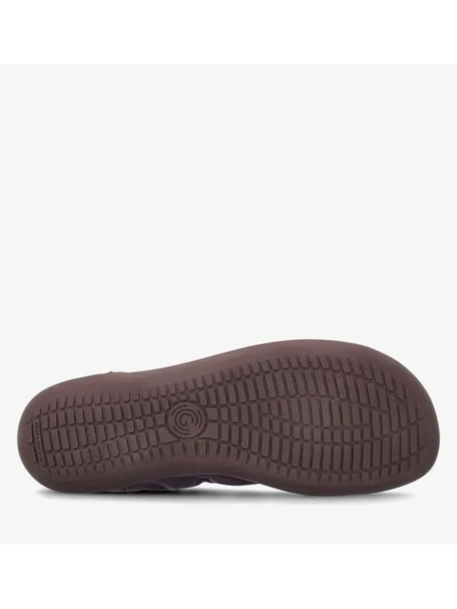 Leder-Barfußschuhe "Ruby 2.0" in Braun>Groundies Clearance