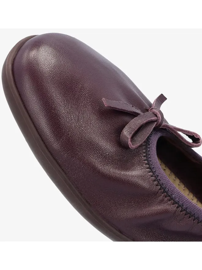 Leder-Barfußschuhe "Ruby 2.0" in Braun>Groundies Clearance