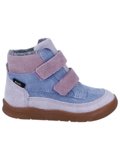 Leder-Barfußschuhe "Samy" in Hellblau/ Lila>Richter Shoes Discount