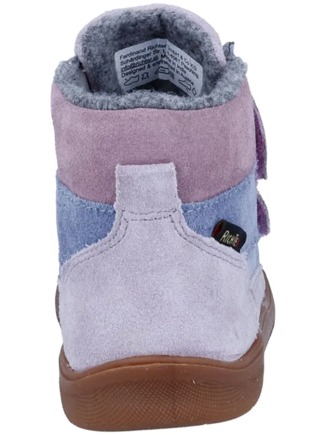 Leder-Barfußschuhe "Samy" in Hellblau/ Lila>Richter Shoes Discount