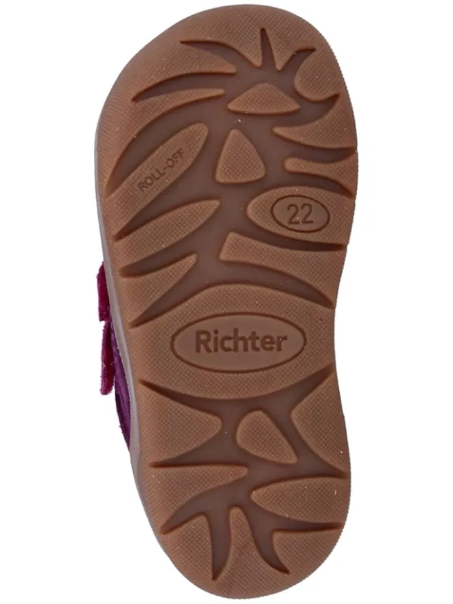 Leder-Barfußschuhe "Samy" in Lila/ Pink>Richter Shoes Clearance