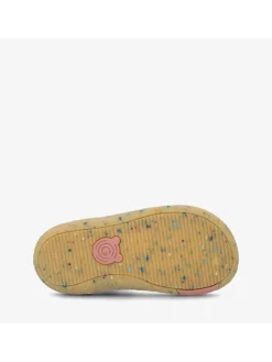 Leder-Barfußschuhe "Stella" in Gold>Groundies New