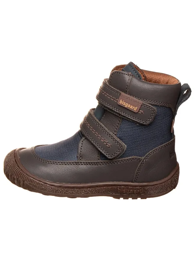 bisgaard Stiefel & Boots|Stiefel & Boots·Boots^Leder-Boots in Dunkelblau/ Braun