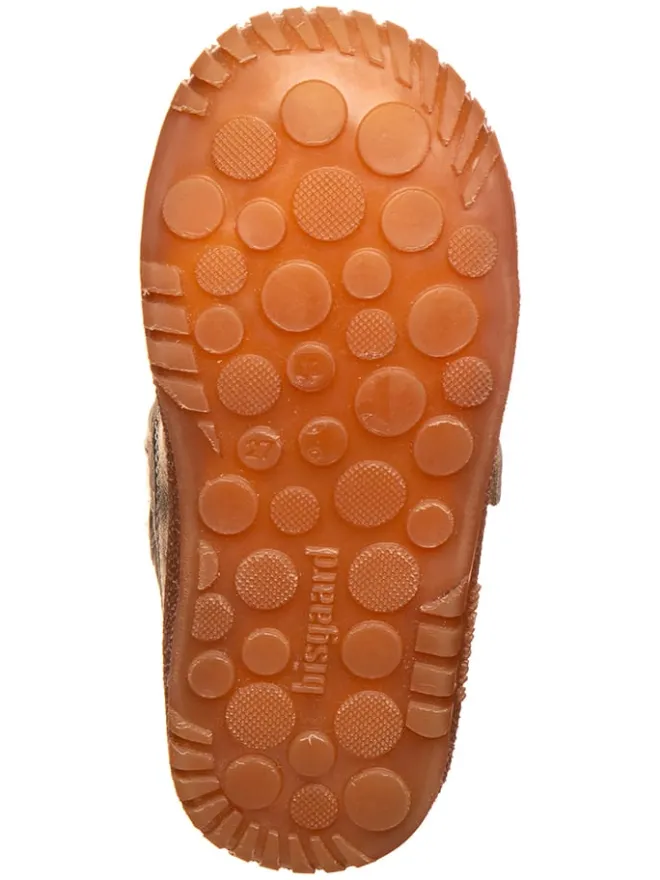 Leder-Boots in Gold>bisgaard Discount