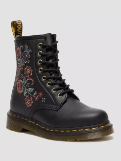 Dr. Martens Stiefel & Boots^Leder-Boots "1460 Vonda" in Schwarz/ Bunt