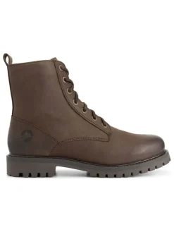 Leder-Boots "Akland" in Braun>TRAVELIN'