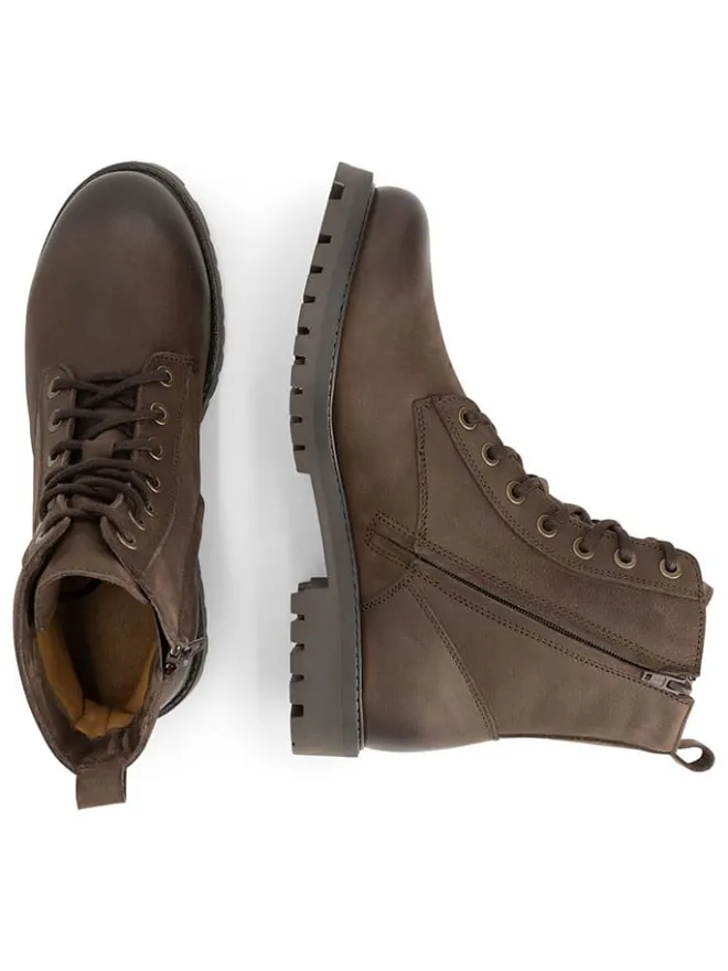Leder-Boots "Akland" in Braun>TRAVELIN'