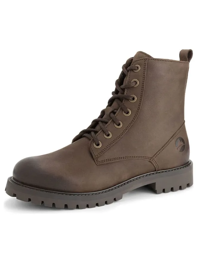 Leder-Boots "Akland" in Braun>TRAVELIN'