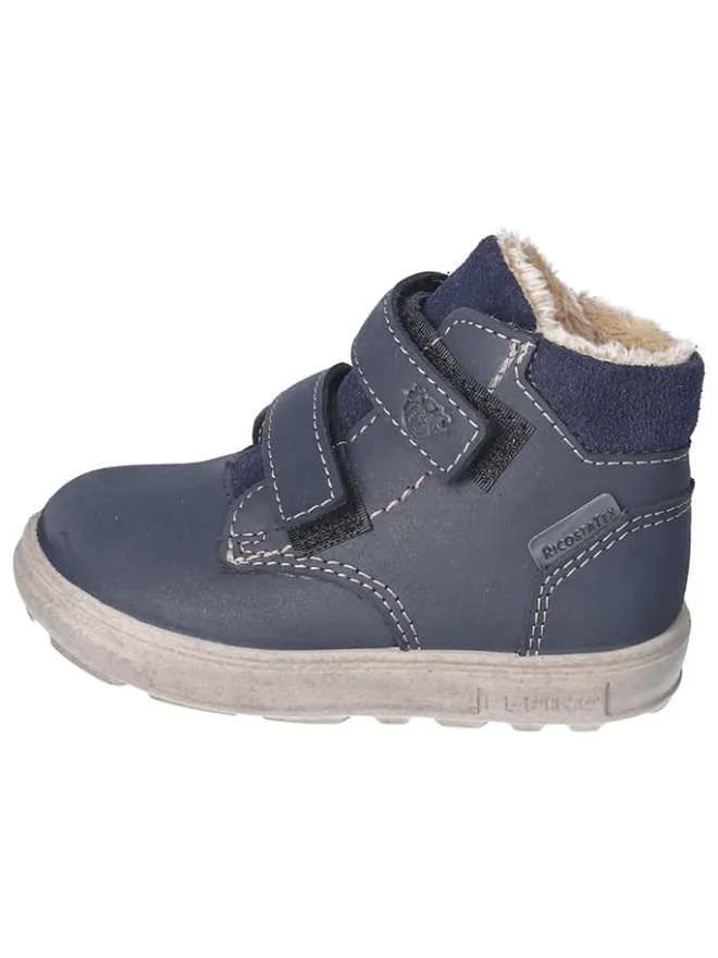 PEPINO Stiefel & Boots^Leder-Boots "Alec S" in Dunkelblau