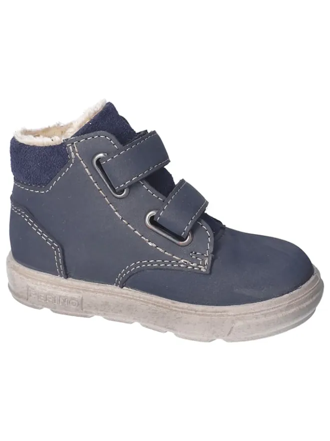PEPINO Stiefel & Boots^Leder-Boots "Alec S" in Dunkelblau