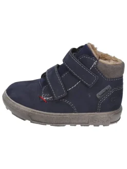 PEPINO Stiefel & Boots^Leder-Boots "Alex" in Dunkelblau/ Beige