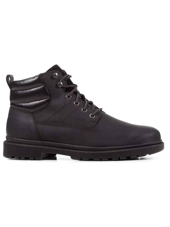 Geox Stiefel & Boots^Leder-Boots "Andalo" in Schwarz