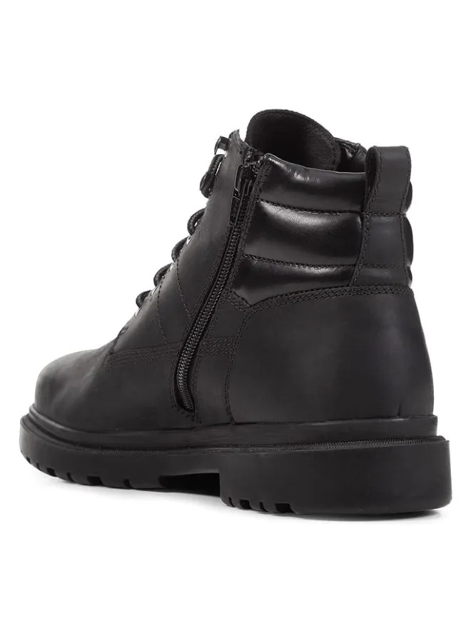 Geox Stiefel & Boots^Leder-Boots "Andalo" in Schwarz