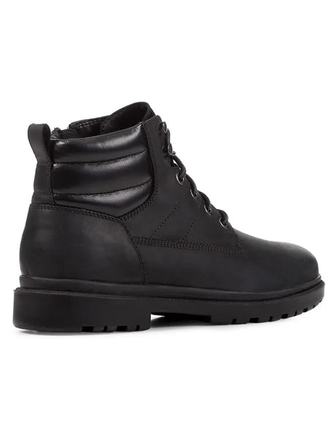 Geox Stiefel & Boots^Leder-Boots "Andalo" in Schwarz