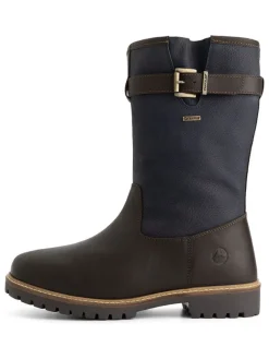 TRAVELIN' Stiefel & Boots^Leder-Boots "Aremark" in Braun/ Dunkelblau
