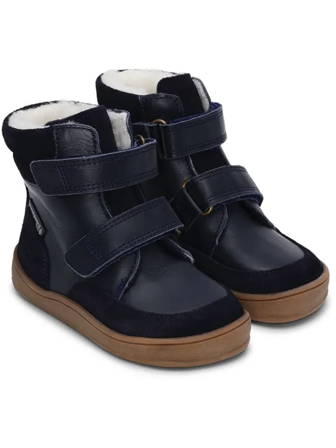 Leder-Boots "Basil Strap Mini II TEX" in Dunkelblau>Bundgaard Online