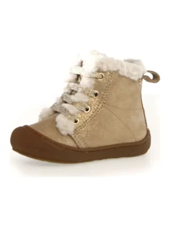 Naturino Stiefel & Boots^Leder-Boots "Bebay" in Beige
