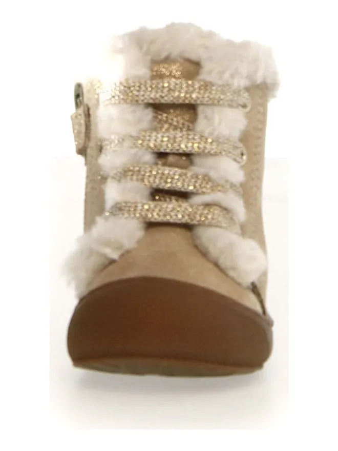 Naturino Stiefel & Boots^Leder-Boots "Bebay" in Beige