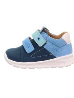 Leder-Boots "Breeze" in Hellblau/ Dunkelblau/ Weiß>superfit Best