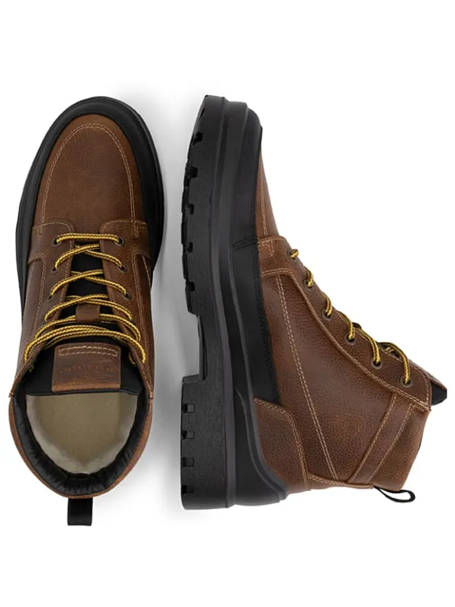 TRAVELIN' Stiefel & Boots^Leder-Boots "Canmore" in Cognac