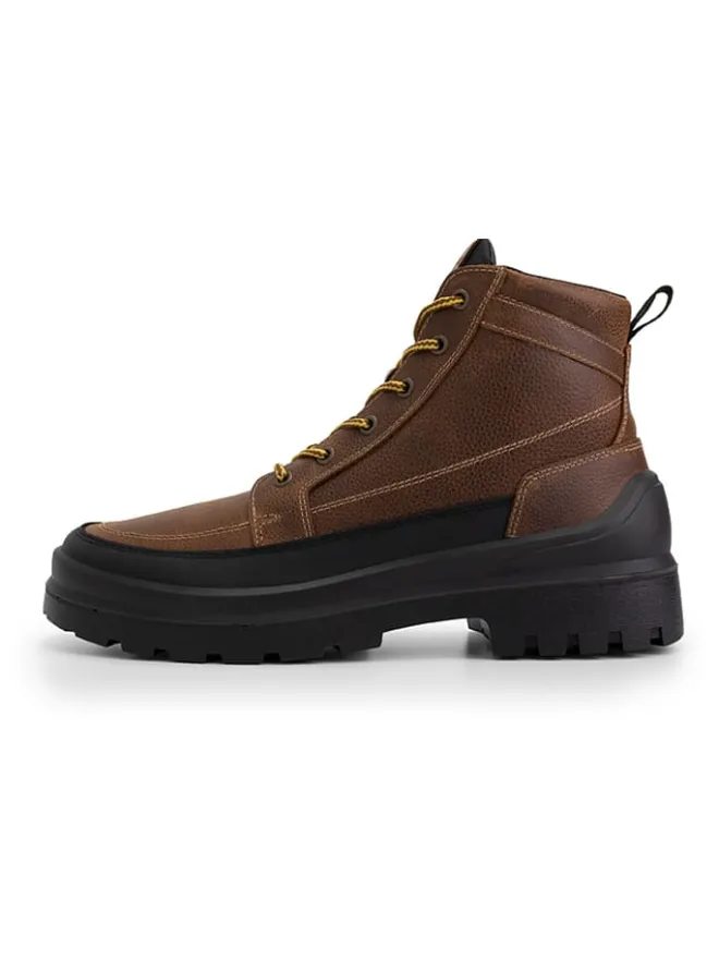 TRAVELIN' Stiefel & Boots^Leder-Boots "Canmore" in Cognac