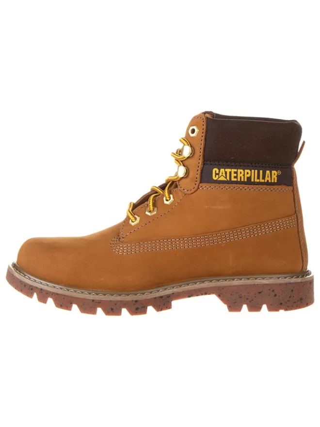 CAT Stiefel & Boots^Leder-Boots "Colorado" in Hellbraun