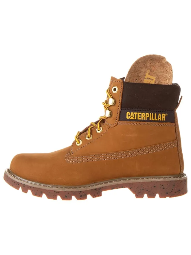 CAT Stiefel & Boots^Leder-Boots "Colorado" in Hellbraun