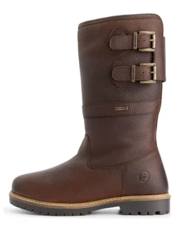 Leder-Boots "Dawson" in Braun>TRAVELIN' Sale