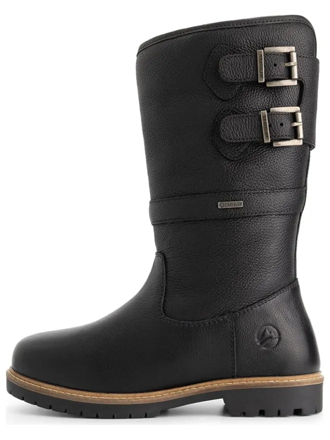 TRAVELIN' Stiefel & Boots^Leder-Boots "Dawson" in Schwarz