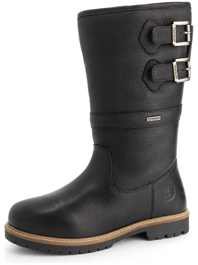 TRAVELIN' Stiefel & Boots^Leder-Boots "Dawson" in Schwarz