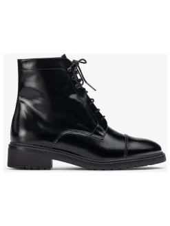 Leder-Boots "Eady" in Schwarz>Unisa