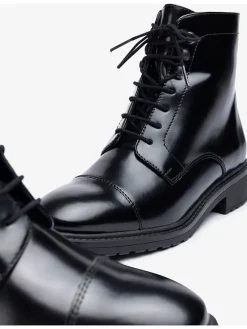 Leder-Boots "Eady" in Schwarz>Unisa