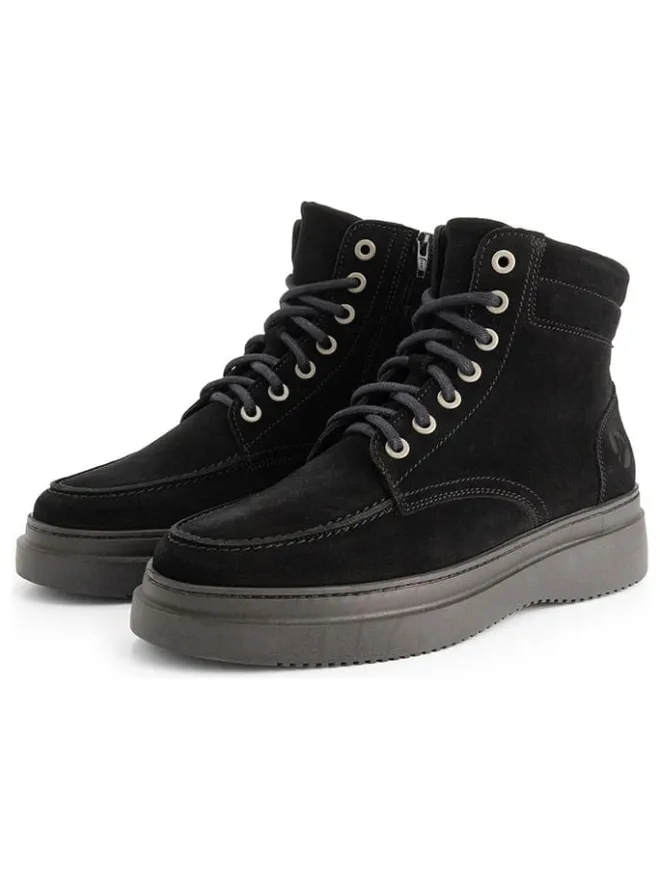 TRAVELIN' Stiefel & Boots^Leder-Boots "Edmonton" in Schwarz