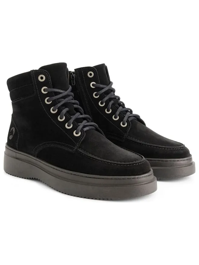 TRAVELIN' Stiefel & Boots^Leder-Boots "Edmonton" in Schwarz