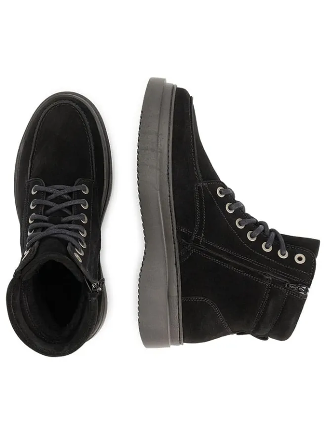 TRAVELIN' Stiefel & Boots^Leder-Boots "Edmonton" in Schwarz